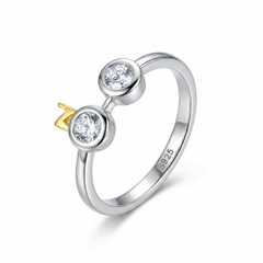 Silver Harry Potter Glasses Ring