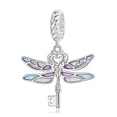 "Sylvory 925 Sterling Silver Celestial Key Charm"