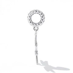 "Sylvory 925 Sterling Silver Celestial Key Charm"