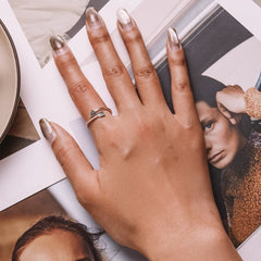 "Sylvory 925 Sterling Silver Colorburst Arrow Ring"