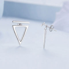 "Sylvory 925 Sterling Silver Dash of Geometry Earring"