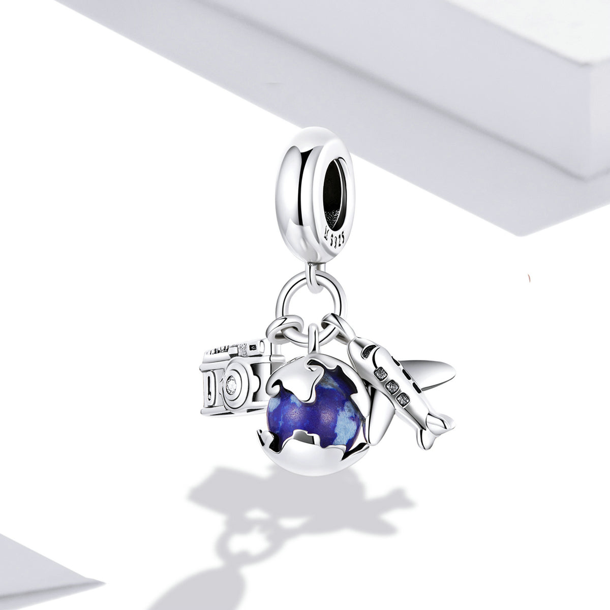 "Sylvory 925 Sterling Silver Earth Explorer Charm"