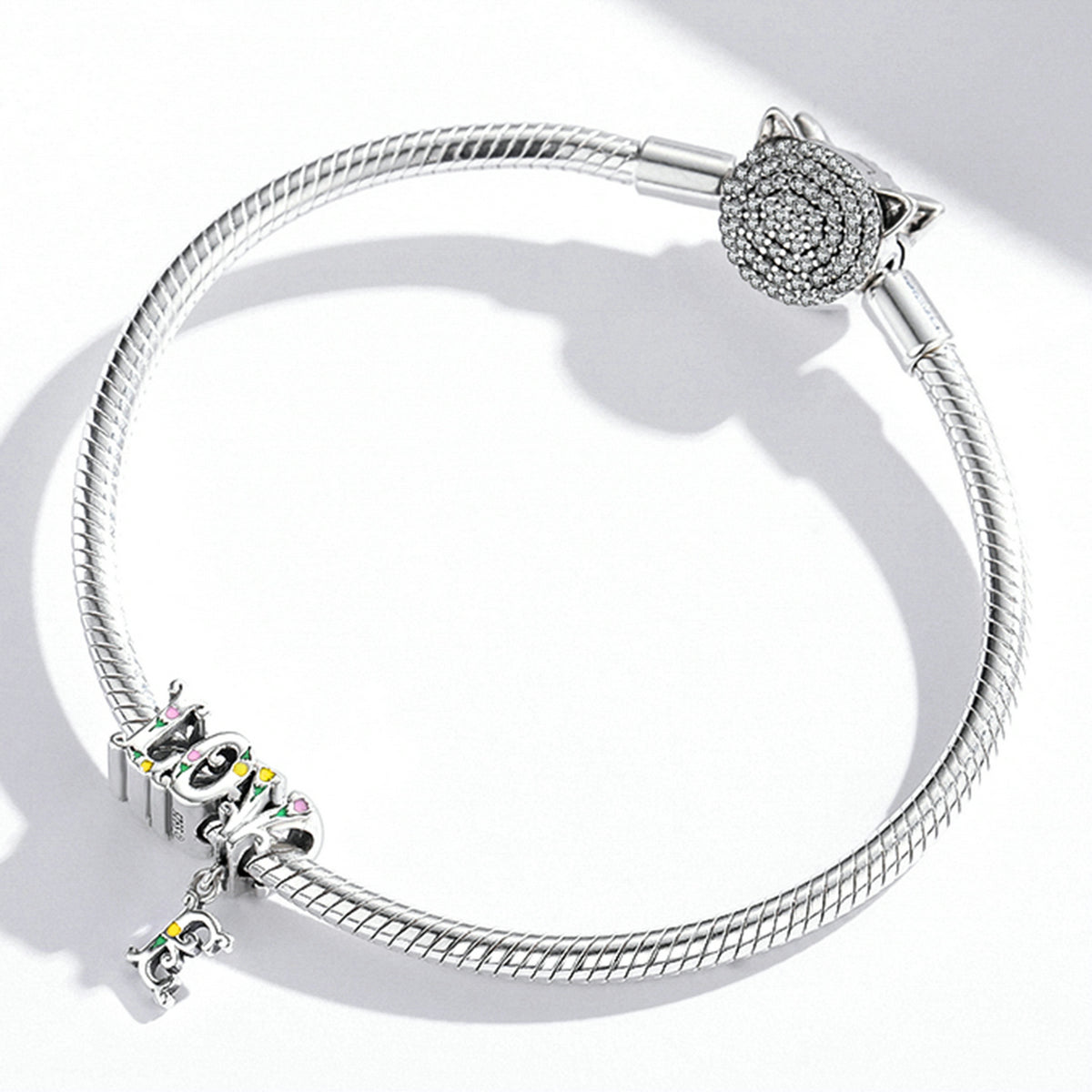 "Sylvory 925 Sterling Silver Eternal Love Charm"