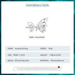 "Sylvory 925 Sterling Silver Fairy's Enchantment Ring"