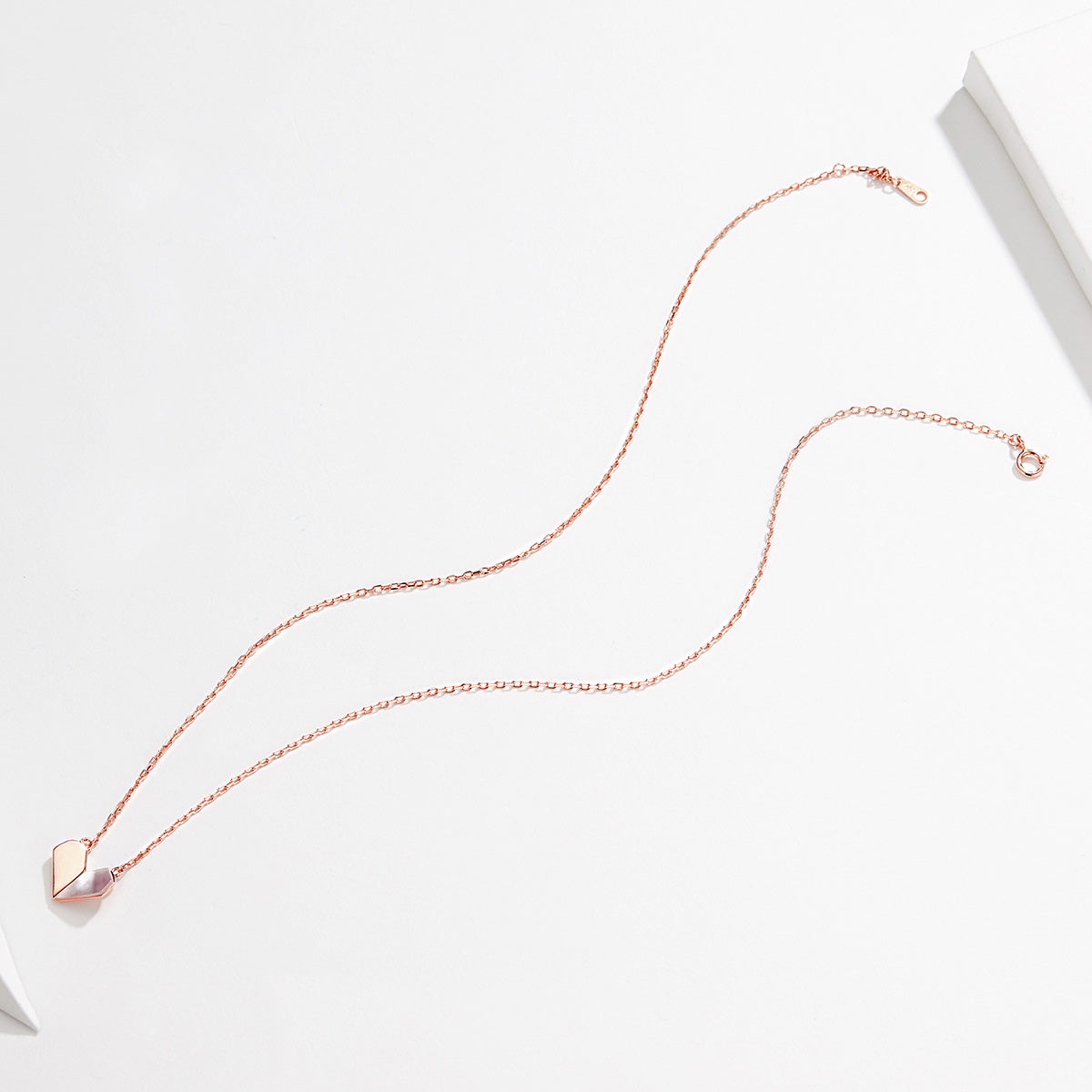 "Sylvory 925 Sterling Silver Heart's Delight Necklace"