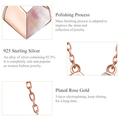 "Sylvory 925 Sterling Silver Heart's Delight Necklace"