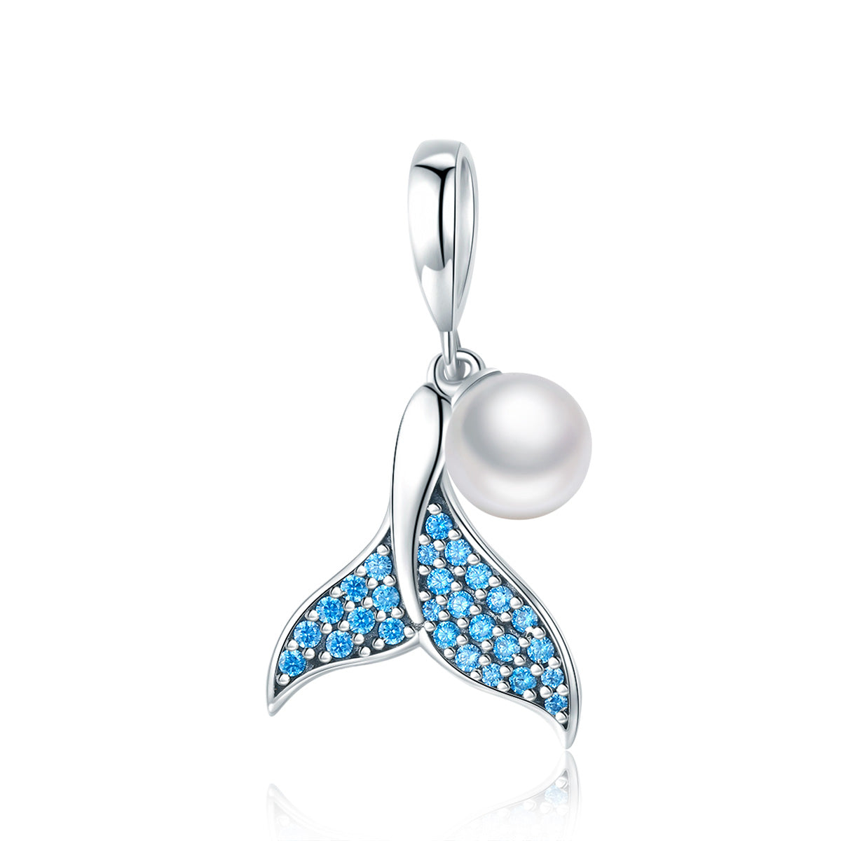"Sylvory 925 Sterling Silver Mermaid's Tear Charm"