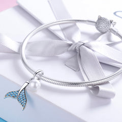 "Sylvory 925 Sterling Silver Mermaid's Tear Charm"