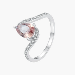 "Sylvory 925 Sterling Silver MystiColor Stone Ring"