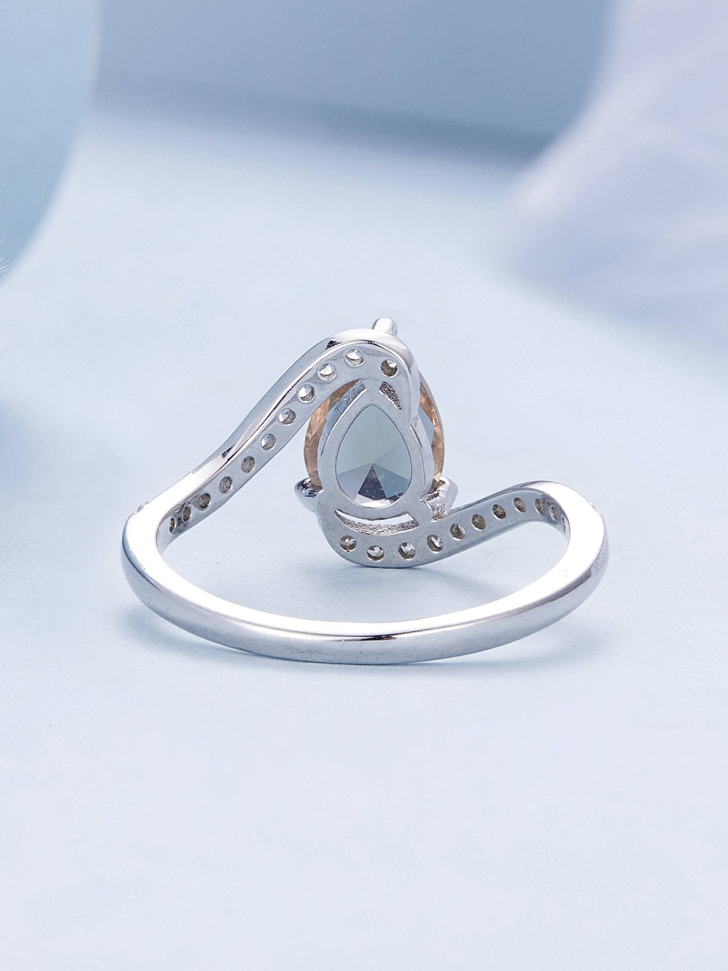 "Sylvory 925 Sterling Silver MystiColor Stone Ring"