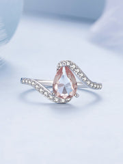 "Sylvory 925 Sterling Silver MystiColor Stone Ring"