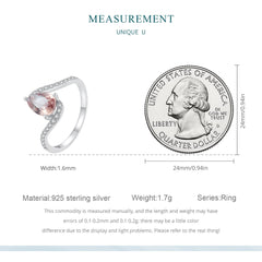 "Sylvory 925 Sterling Silver MystiColor Stone Ring"