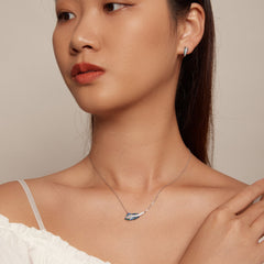 "Sylvory 925 Sterling Silver Peacock Elegance Necklace"