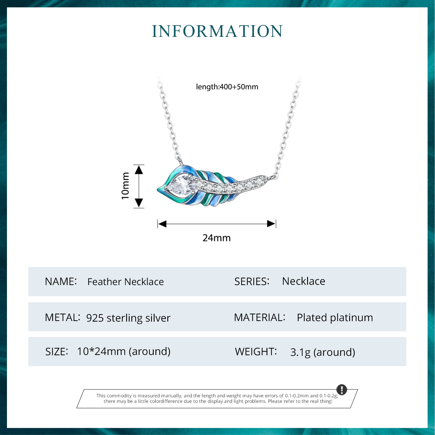 "Sylvory 925 Sterling Silver Peacock Elegance Necklace"