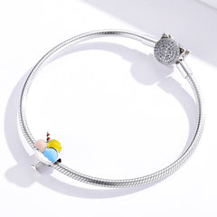 "Sylvory 925 Sterling Silver Trio Ice Cream Charm"