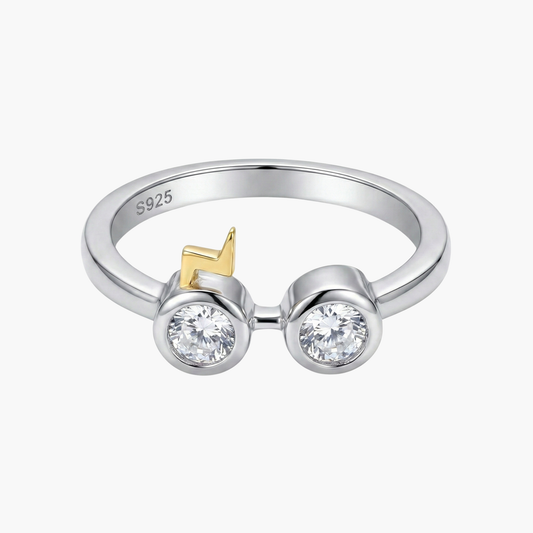 Silver Harry Potter Glasses Ring