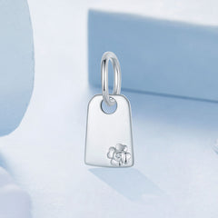 Silver Customized Board Charm