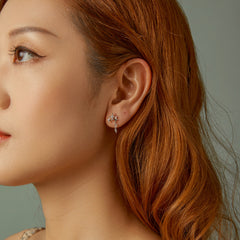 Silver Twilight Sparkle Earring