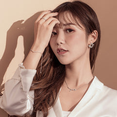 Silver Vortex Link Bracelet