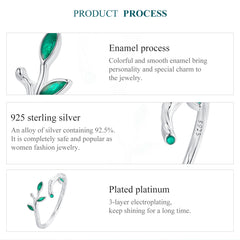 Silver Bamboo Bliss Ring