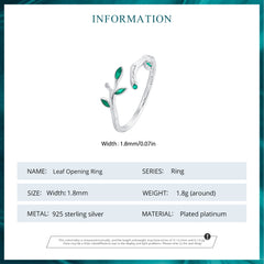 Silver Bamboo Bliss Ring