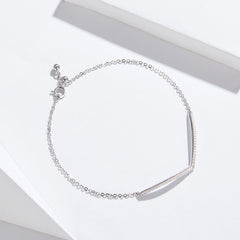 Silver Vortex Link Bracelet