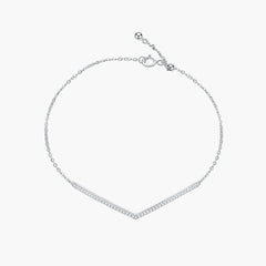 Silver Vortex Link Bracelet