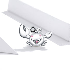 Sylvory 925 Sterling Silver Mr Crabby Charm