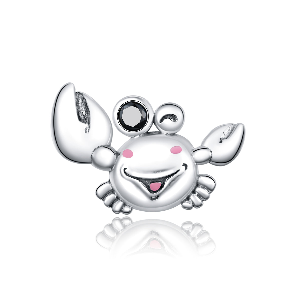 Sylvory 925 Sterling Silver Mr Crabby Charm