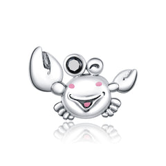 Sylvory 925 Sterling Silver Mr Crabby Charm