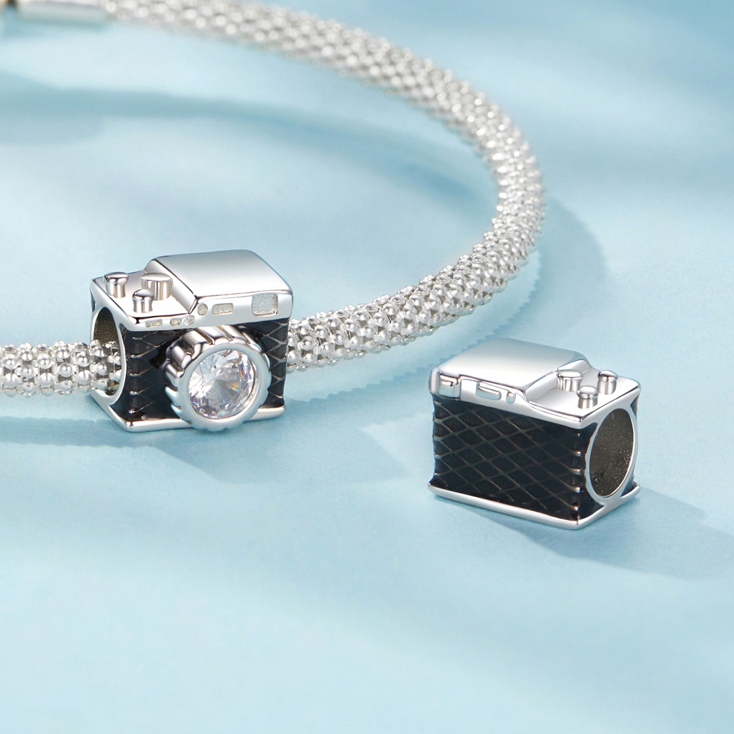 Sylvory 925 Sterling Silver Capture This Charm