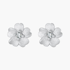Sylvory 925 Sterling Silver Eternal Blossom Studs