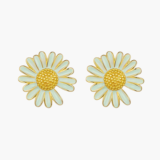 Sylvory 925 Sterling Silver Petite Daisy Studs