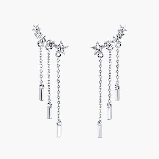 Sylvory 925 Sterling Silver Stardust Trails Earring