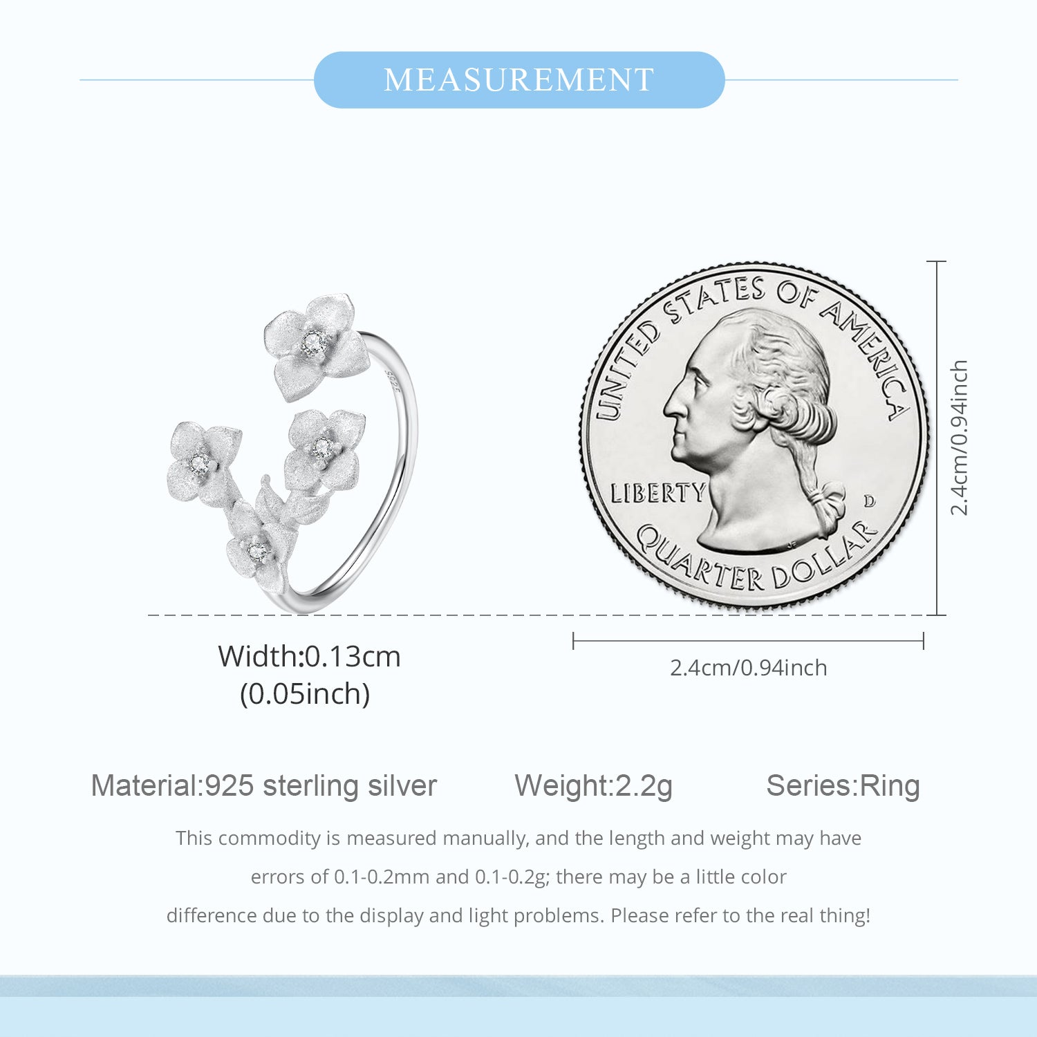 Sylvory 925 Sterling Silver Eternal Blossom Ring