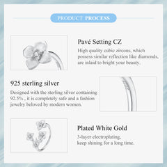 Sylvory 925 Sterling Silver Eternal Blossom Ring