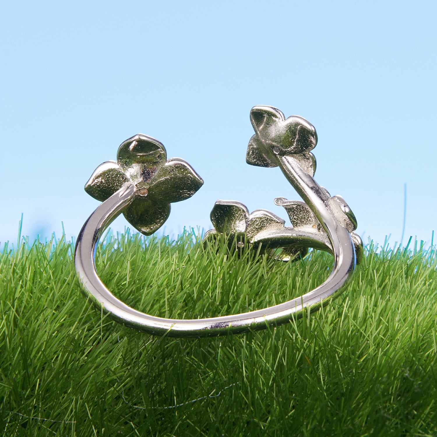 Sylvory 925 Sterling Silver Eternal Blossom Ring