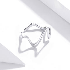 Silver Wonder Wave Ring