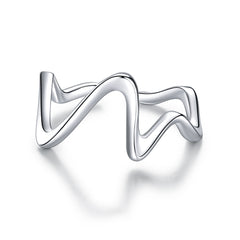 Silver Wonder Wave Ring