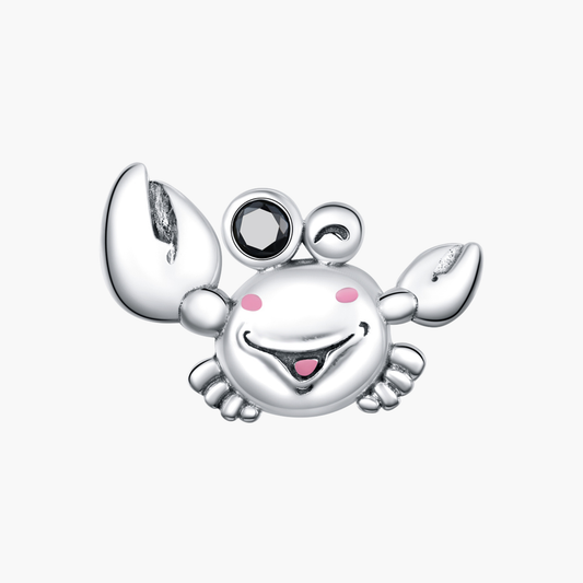 Silver Mr Crabby Charm