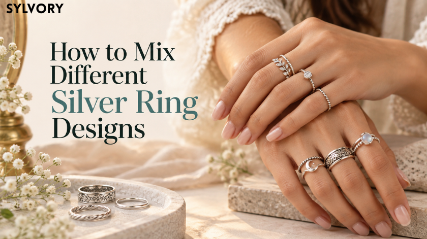 How to Mix Different Silver Ring Designs: A Guide to Stylish Ring Stacking