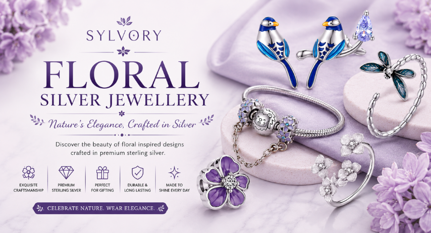 Floral Silver Jewellery: Nature’s Elegance Captured in Silver