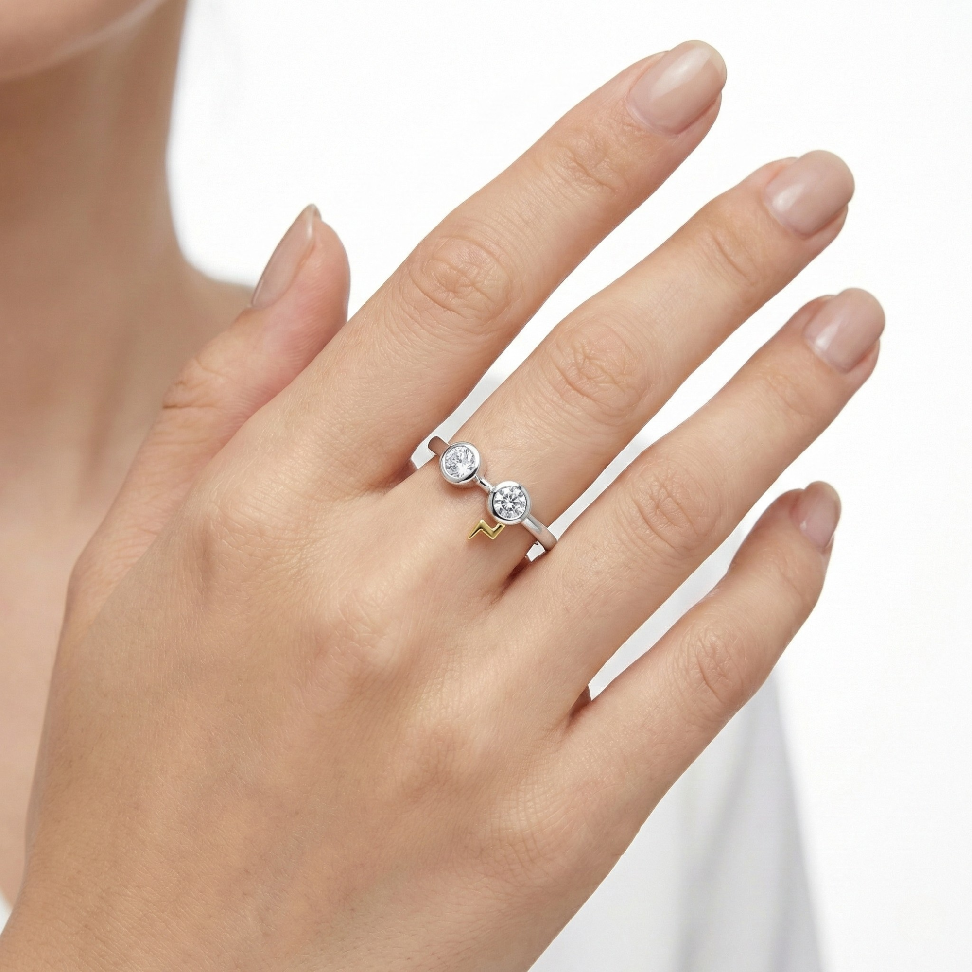 Silver Harry Potter Glasses Ring Secondary image