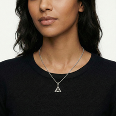 Silver Harry Potter Deathly Hallows Charm