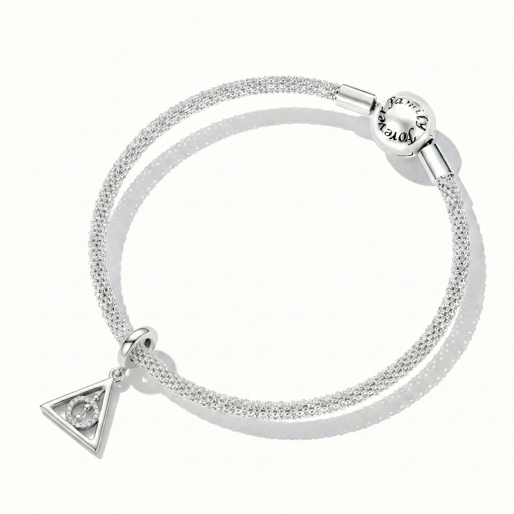 Silver Harry Potter Deathly Hallows Charm