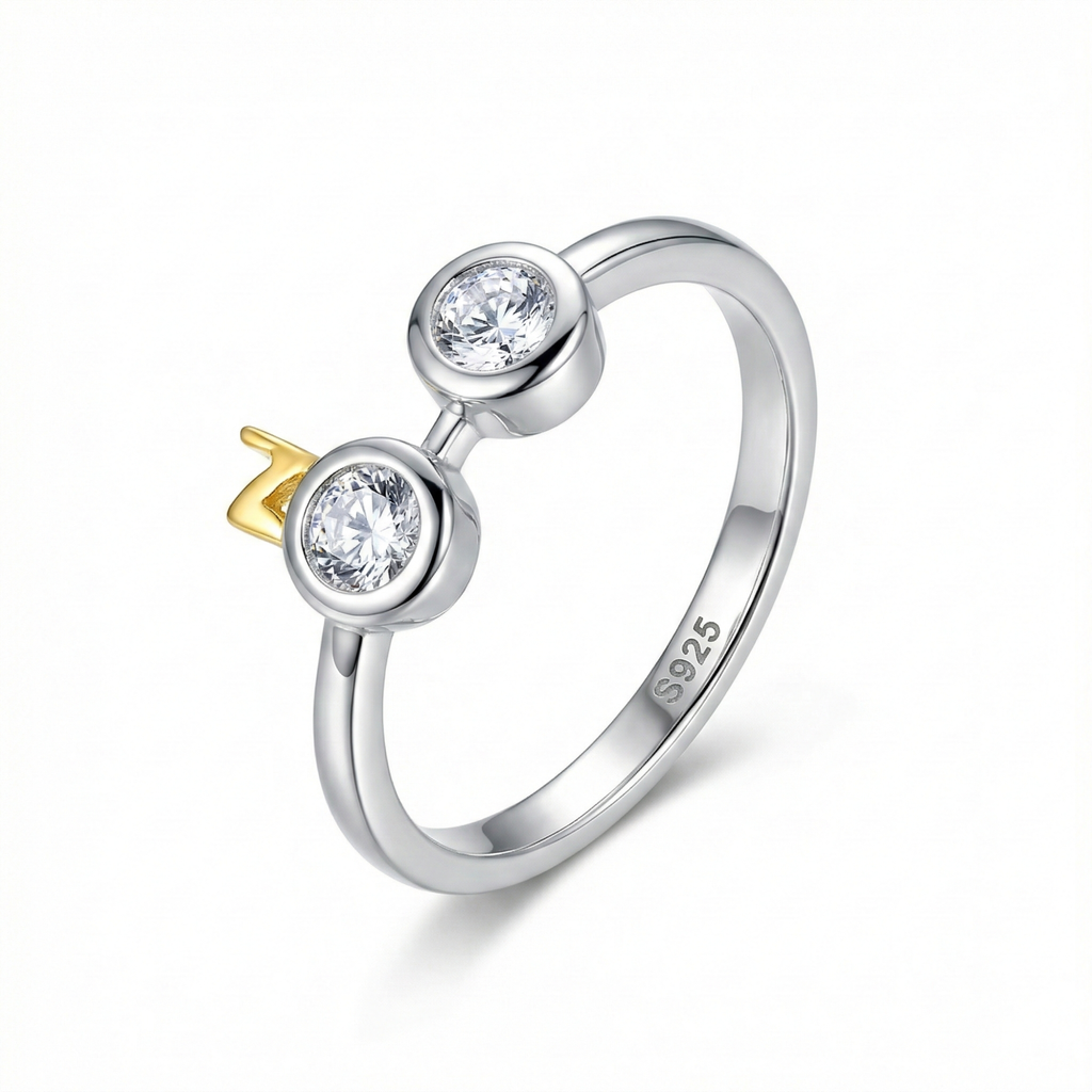 Silver Harry Potter Glasses Ring