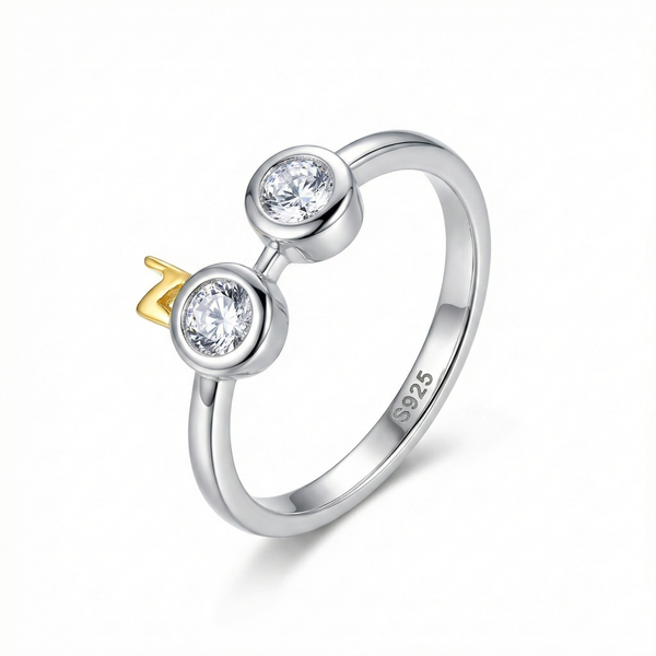 Silver Harry Potter Glasses Ring