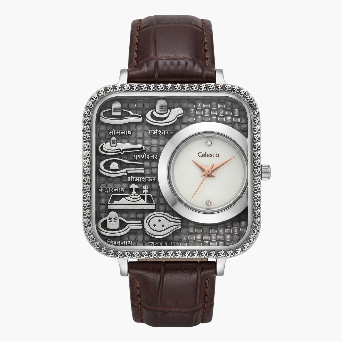 Silver 12 Jyotirlinga Signature Watch Main image