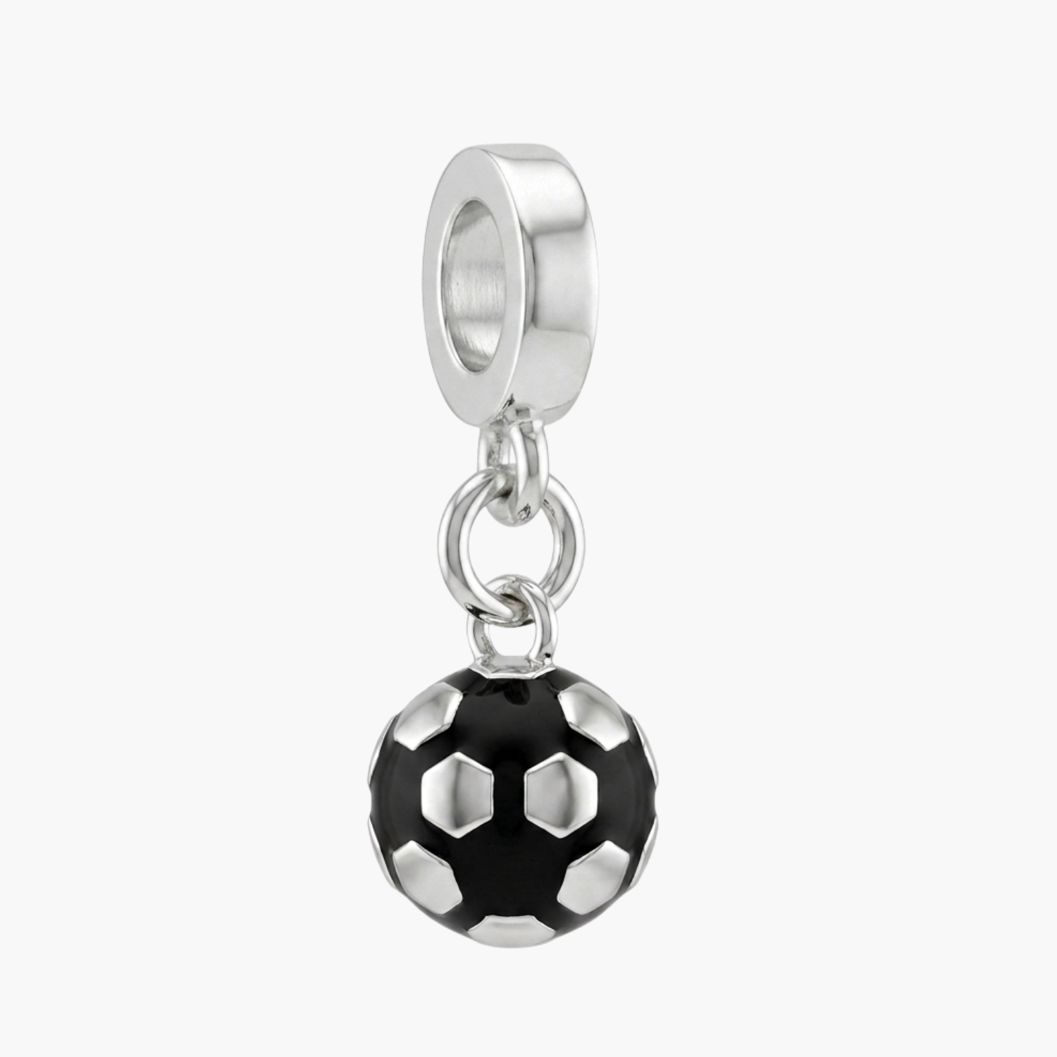 Silver Football Charm Main image