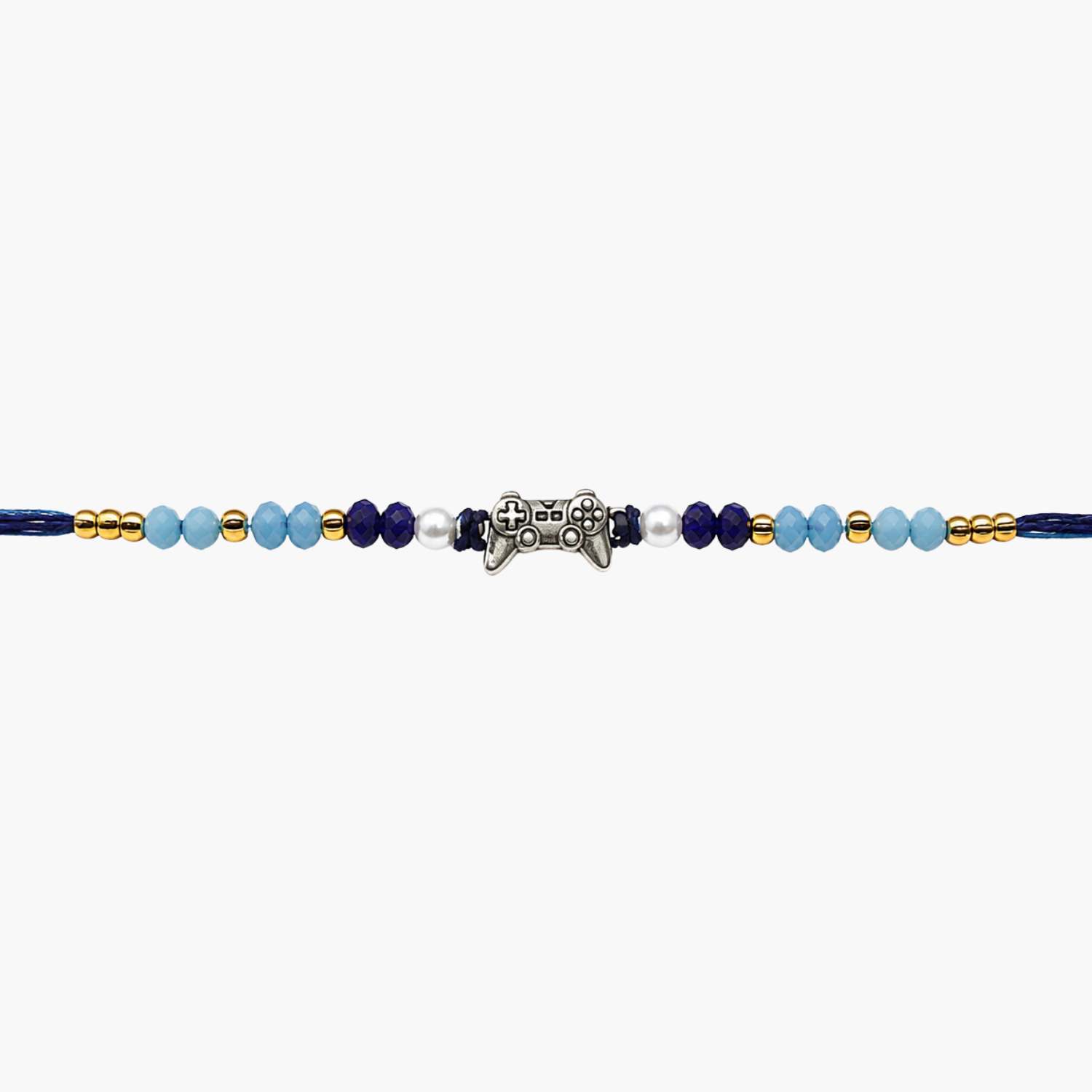 Silver Gaming Controller Rakhi Main image